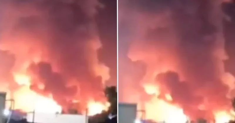 Irak ın Basra kentinde hareketli dakikalar: ABD merkezli petrol tesisinde patlama