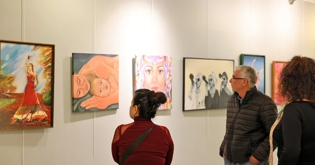 İlk Cemre sergisi sanatseverlerle buluştu Mersin Haberleri