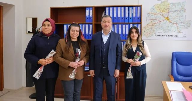 Bayburt Valisi Eldivan, 8 Mart Dünya Kadınlar Günü nü kutladı Bayburt Haberleri