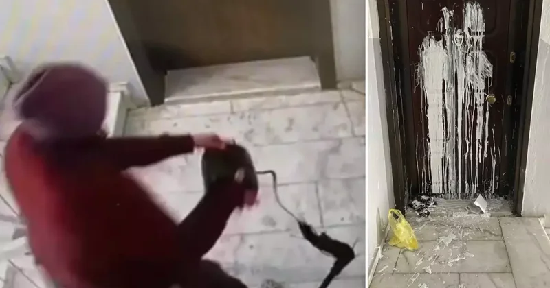 Komşu terörünün böylesi! Dışkı, çöp, boya ile herkesi canından bezdirdi