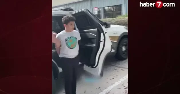 ABD de 10 yaşındaki çocuk ters kelepçeyle tutuklandı!