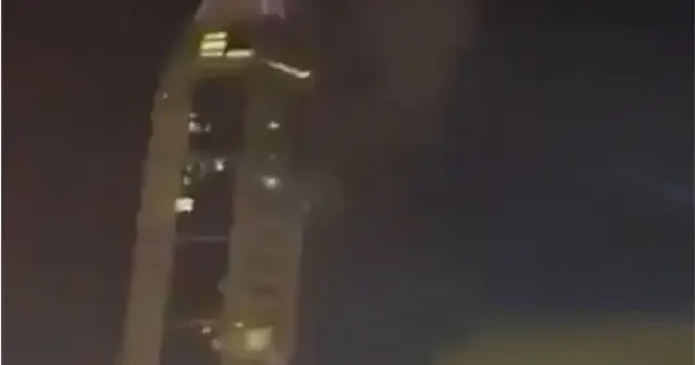 İran’a ait bir İHA Dubai’de gökdelene isabet etti VİDEO İZLE