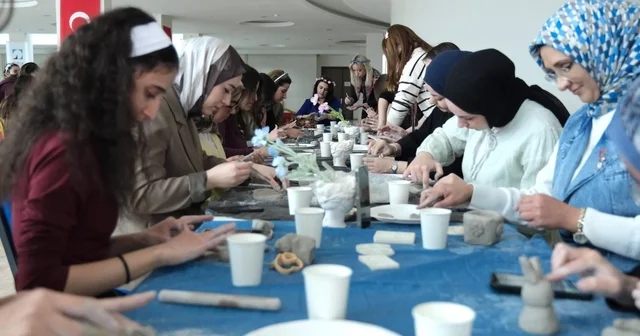 Tokatlı kadınlar kil atöyesine girip hünerlerini sergiledi Tokat Haberleri