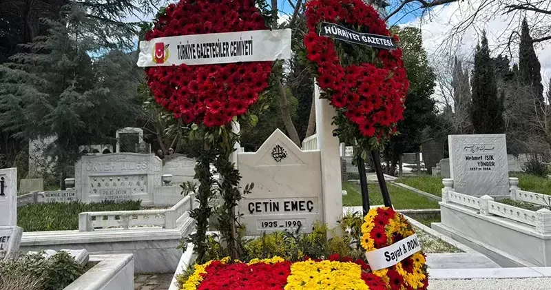 Gazeteci Çetin Emeç ölümünün 36’ıncı yılında mezarı başında anıldı