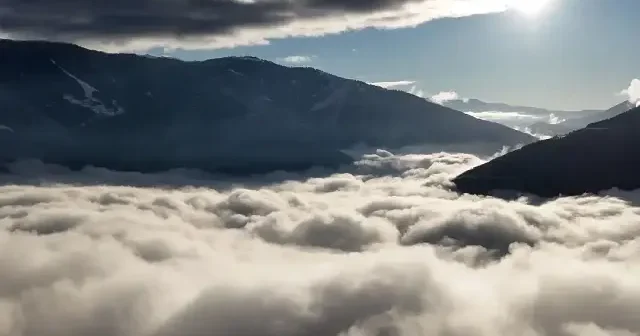 Artvin’de mis manzarası: Kent bulutların arasında kayboldu VİDEO İZLE