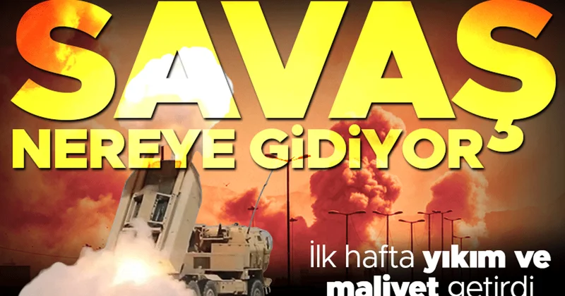 İlk hafta yıkım ve maliyet getirdi... İran savaşı nereye gidiyor