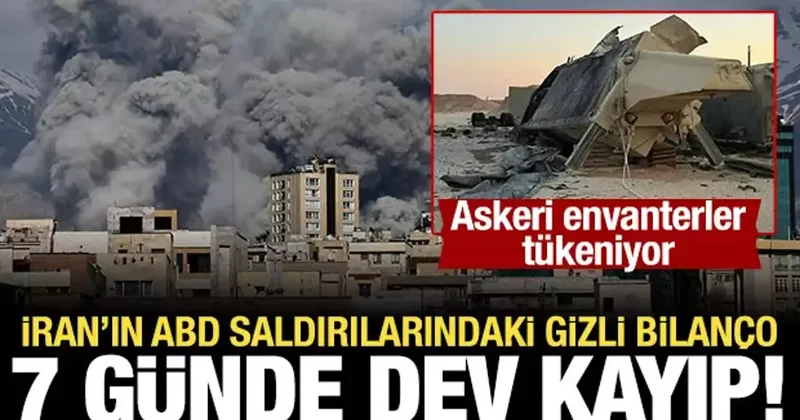 İran, ABD İsrail savaşının gizli bilançosu ortaya çıktı: 7 günde dev kayıp!