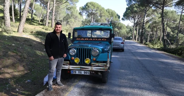 Eski yeşil cipler Aydın dağlarının vazgeçilmezi oldu Aydın Haberleri