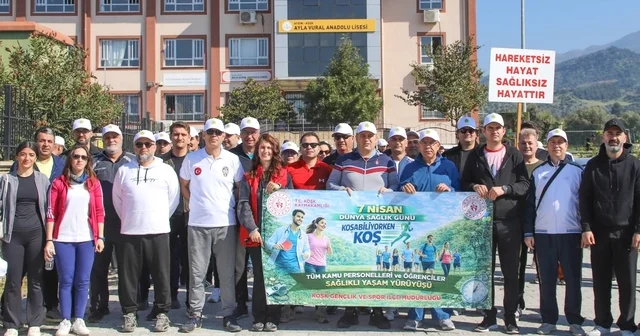 Köşk te Sağlıklı Yaşam Yürüyüşü etkinliği yapıldı Aydın Haberleri