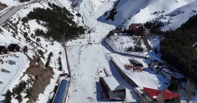 Palandöken de kayakta bahar sezonu Erzurum Haberleri