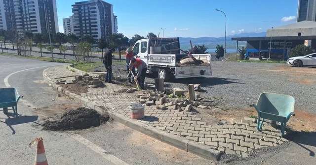 Onikişubat Belediyesi nden 9 farklı mahallede eş zamanlı kaldırım ve yol çalışması Kahramanmaraş Haberleri