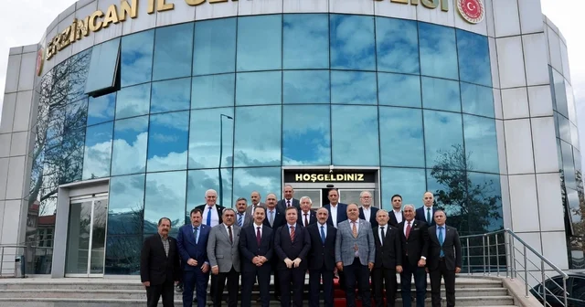 Vali Aydoğdu dan İl Genel Meclisi ne hayırlı olsun ziyareti Erzincan Haberleri