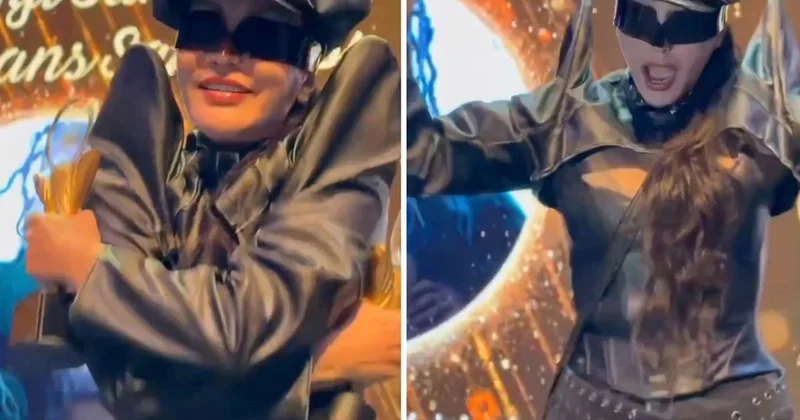 Hande Yener ödülü alır almaz kırdı