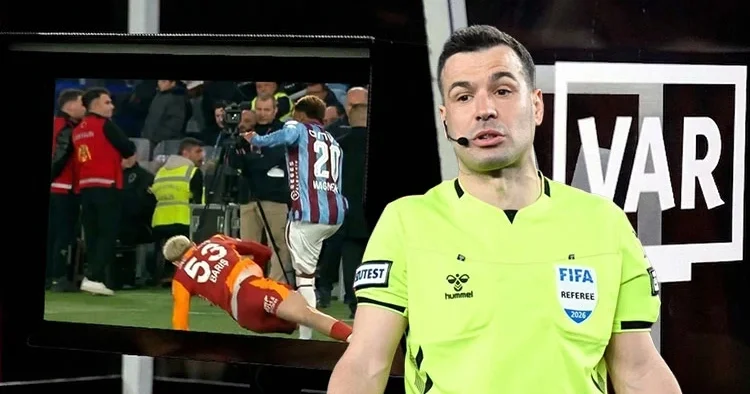 Trabzonspor Galatasaray maçının VAR kaydı açıklandı: Hakem kararını neden değiştirmedi?