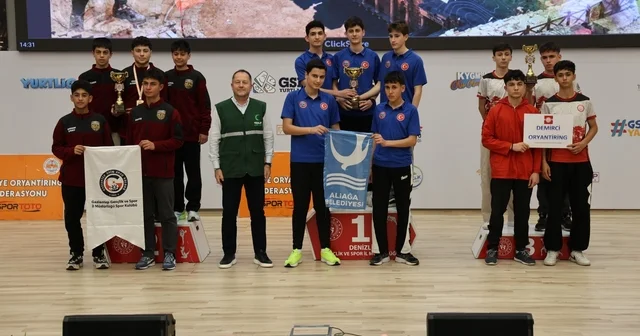 Aliağalı oryantiring sporcuları şampiyonadan 6 dereceyle döndü İzmir Haberleri