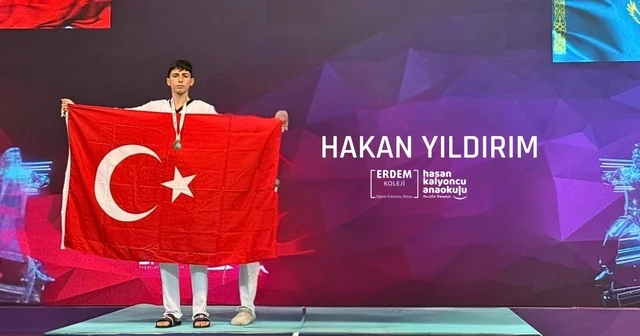 Özel Erdem Anadolu Lisesi öğrencisi Hakan Yıldırım Türkiye 2. si Gaziantep Haberleri