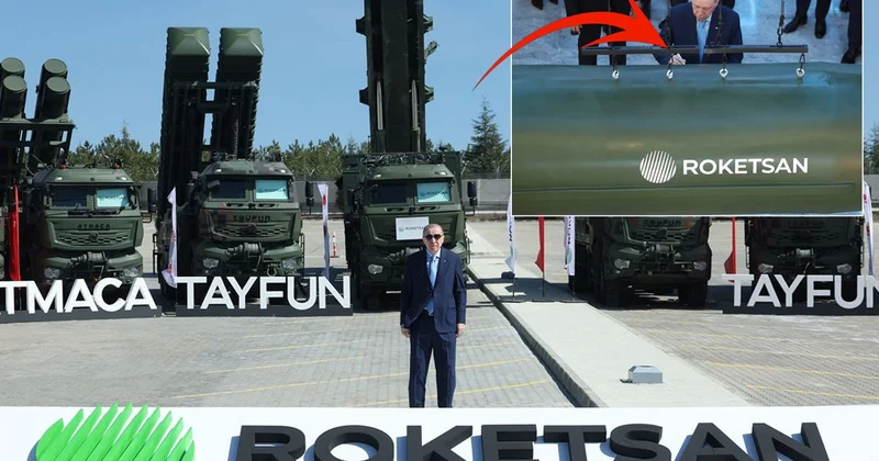 Cumhurbaşkanı Erdoğan dan Tayfun Blok 4 füzesini imza