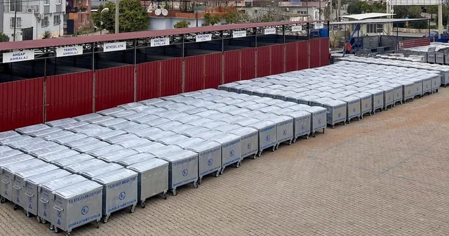 Efeler de çöp konteynerleri yenileniyor Aydın Haberleri