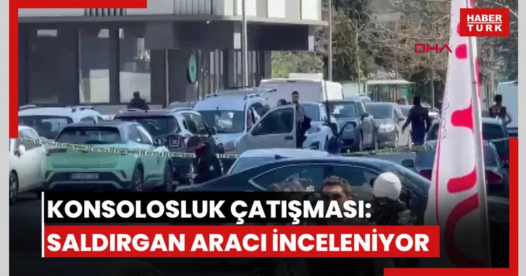 İsrail Konsolosluğu önündeki çatışma; saldırganların İzmit ten geldiği araçta inceleme 1