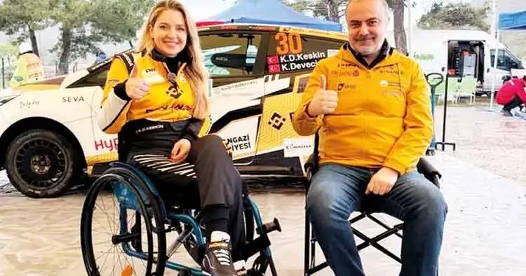 Rallide de engelleri aştı