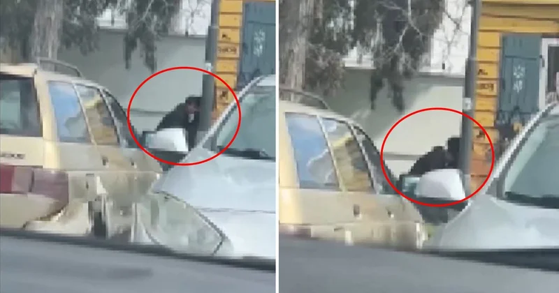 Güpegündüz yaptıklarına bakın: Başımıza taş yağacak dedirten görüntü