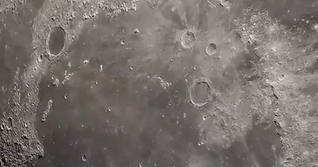 Ay ın en net görüntüsü böyle kaydedildi VİDEO İZLE