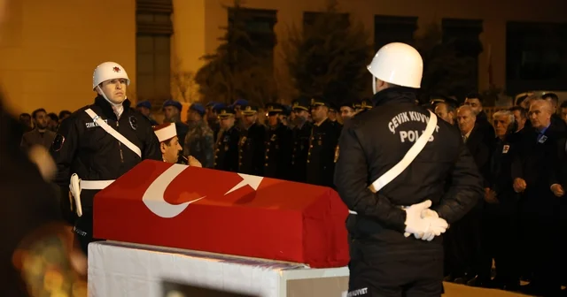 Şehit polis memuru Seçkin Yalçın, memleketi Elazığ da törenle karşılandı Elazığ Haberleri