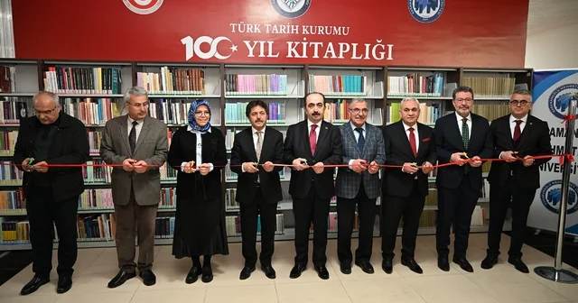 KMÜ de Türk Tarih Kurumu 100. Yıl Kitaplığı açıldı Karaman Haberleri
