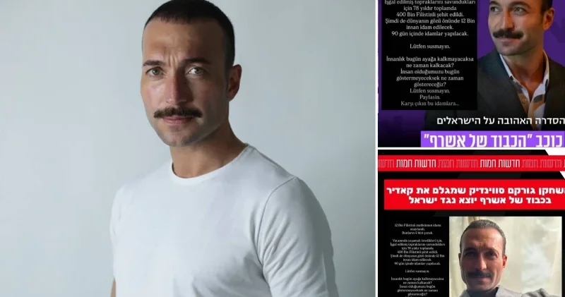 Filistin paylaşımına linç: Eşref Rüya oyuncusu hedefte Kültür Sanat Haberleri