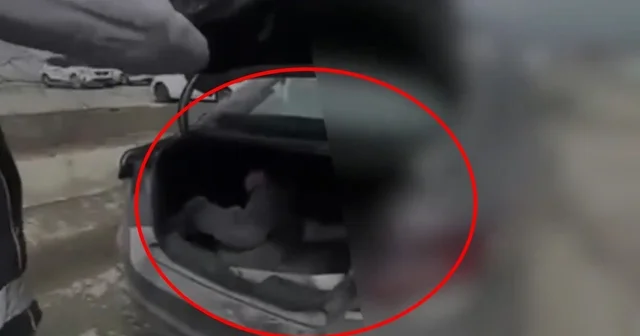 Bingöl de firari hükümlü, otomobilin bagajında yakalandı Bingöl Haberleri