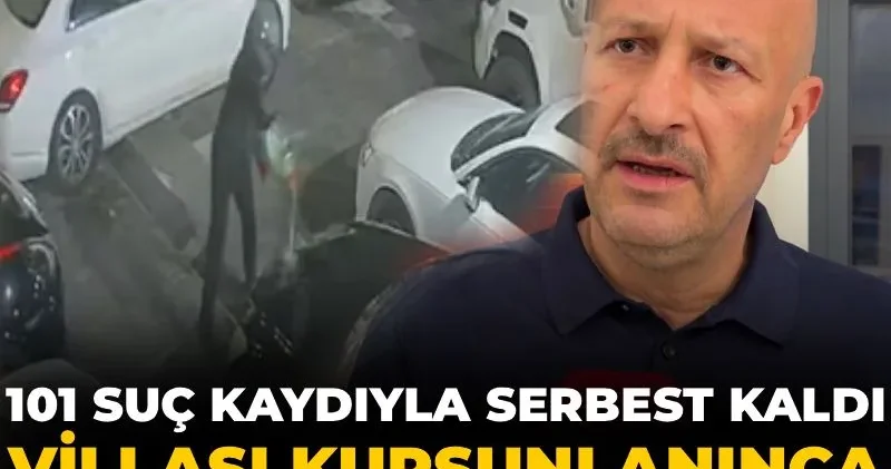 101 suç kaydıyla serbest kaldı villası kurşunlanınca Devletimiz büyük dedi!