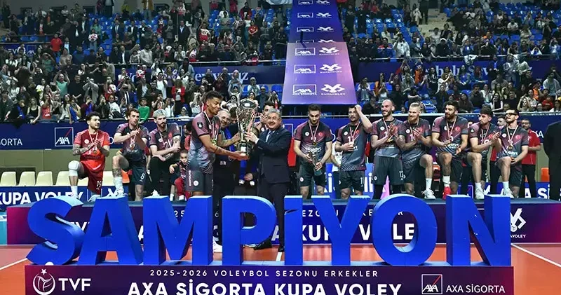 AXA Sigorta Kupa Voley’de şampiyon Ziraat Bankkart
