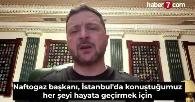 Zelenskiy den Erdoğan a videolu mesaj