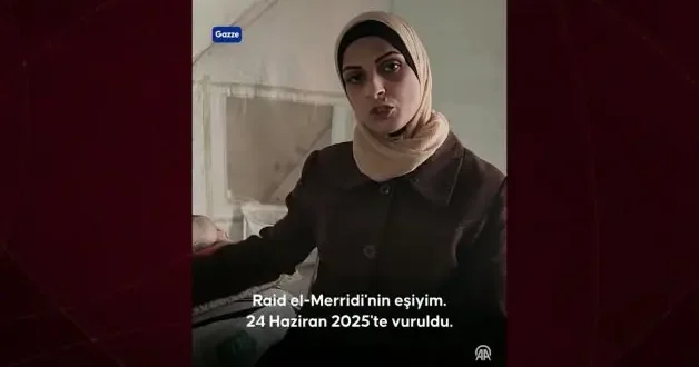 Gazze de sözde yardım noktasında başından vurularak felç olan Raid, acılar içinde kıvranıyor