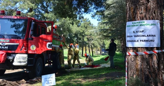 Ormancılar madalya için kıyasıya yarıştı Balıkesir Haberleri