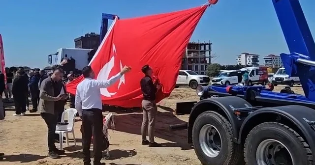 Temel atma töreninde bayrak hassasiyeti takdir topladı Tekirdağ Haberleri