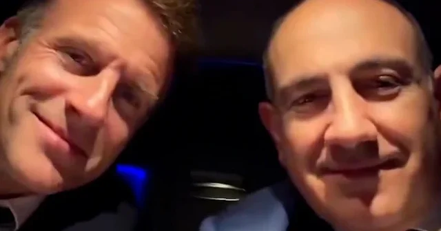 Macron ve Paşinyan ın ilginç yakınlığı kameraya yansıdı: Defalarca sarılıp öpücük ve kalp işareti yaparak ayrıldılar VİDEO İZLE