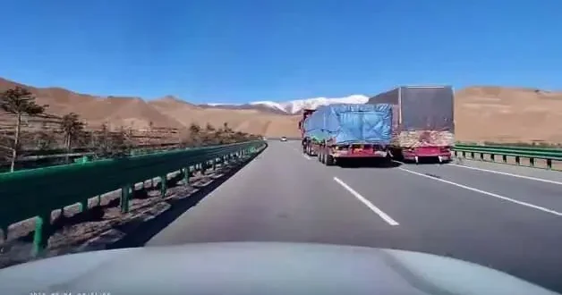 Beklenmedik bir anda önüne kırdı: Meğer tırcının niyeti başkaymış