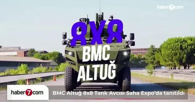 SAHA EXPO’da göz kamaştırdı: Altuğ 8x8 tank avcısı!