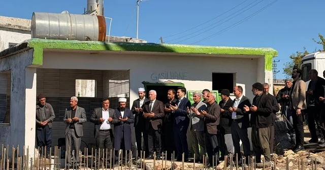 Çermik Belediye Başkanı Karamehmetoğlu cami temelini attı Diyarbakır Haberleri
