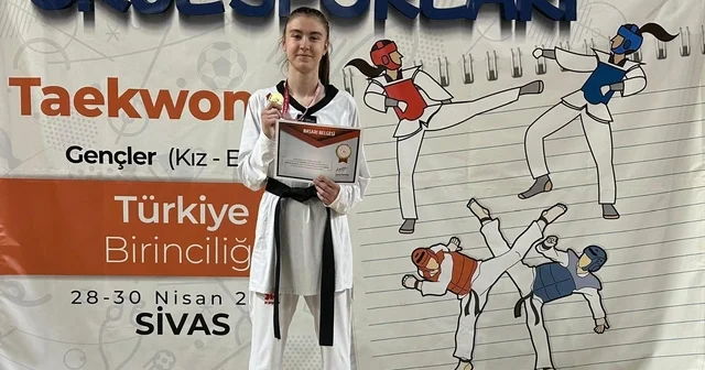 Aydın Lisesi öğrencisi Özfidan dan çifte şampiyonluk Aydın Haberleri