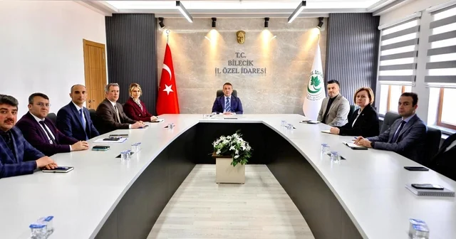 Bilecik te İl Özel İdaresi çalışmaları değerlendirildi Bilecik Haberleri