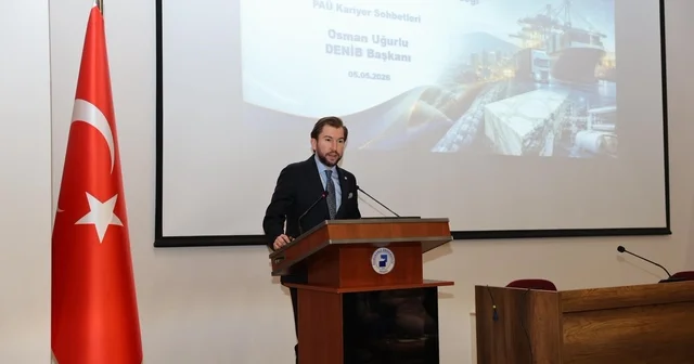 DENİB Başkanı Uğurlu üniversitelilerle deneyimlerini paylaştı Denizli Haberleri