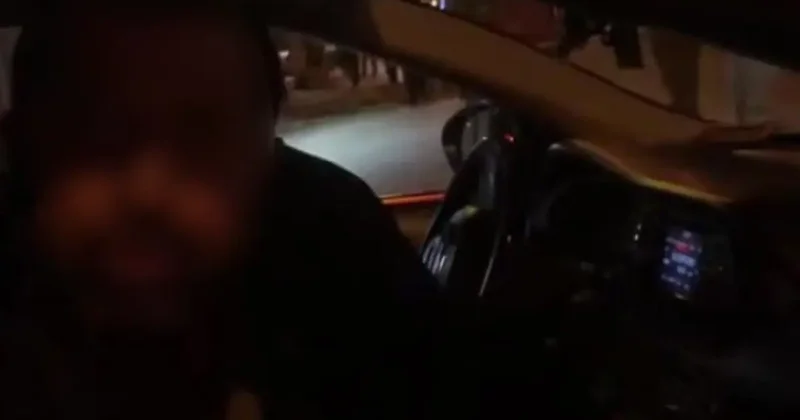 Taksiciden motosikletliye, 10 dakikaya gel buraya tehdidi