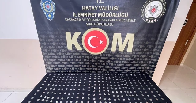 Ticari taksiyle tarihi eser kaçıran şahıslar yakayı ele verdi Hatay Haberleri