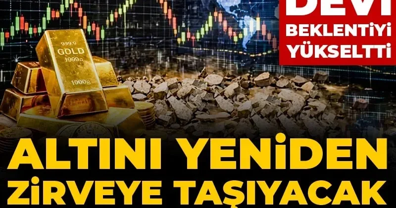 Altını yeniden zirveye taşıyacak gelişmeyi açıkladı: Yatırım devi beklentiyi yükseltti