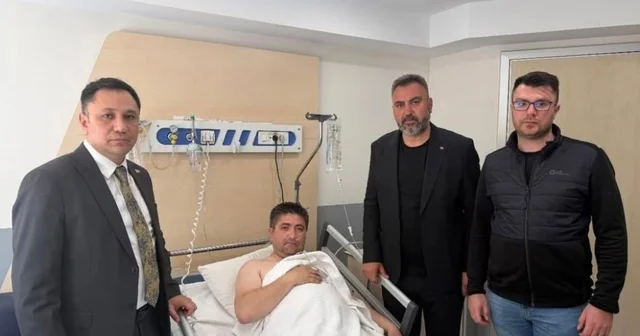 Elektrik akımına kapılan Akar a ziyaret Bursa Haberleri