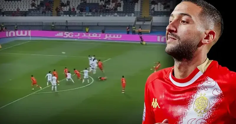 Hakim Ziyech öyle bir gol attı ki...! Frikikten kaleciyi avladı... Fanatik Spor Haberleri Video