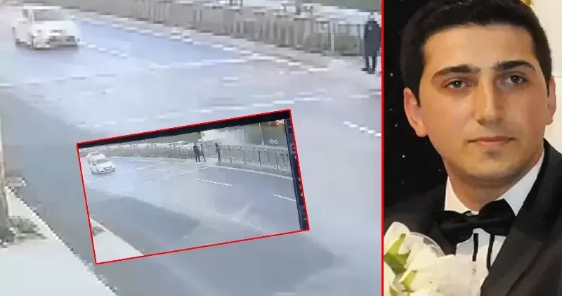 Küçükçekmece’de mühendisin ölümüne neden olan kazanın görüntüleri ortaya çıktı