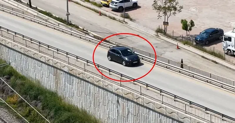 Denetimden kaçmak için ters yöne giren ehliyetsiz sürücüye 82 bin lira ceza